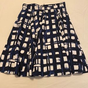 Navy + blk Amanda + Chelsea sz 4 full skirt